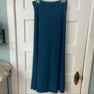 Bellino teal maxi skirt or wear as a dress teal XL